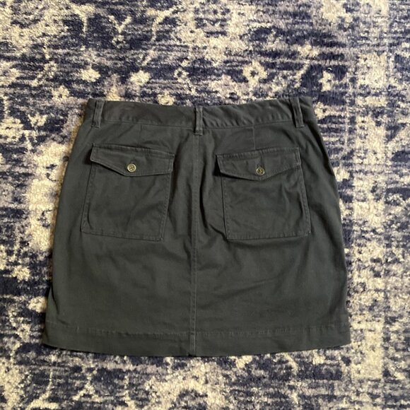 Old Navy Cargo Skirt - Dark Gray - Size 12 - Zipper pockets - Picture 5 of 6